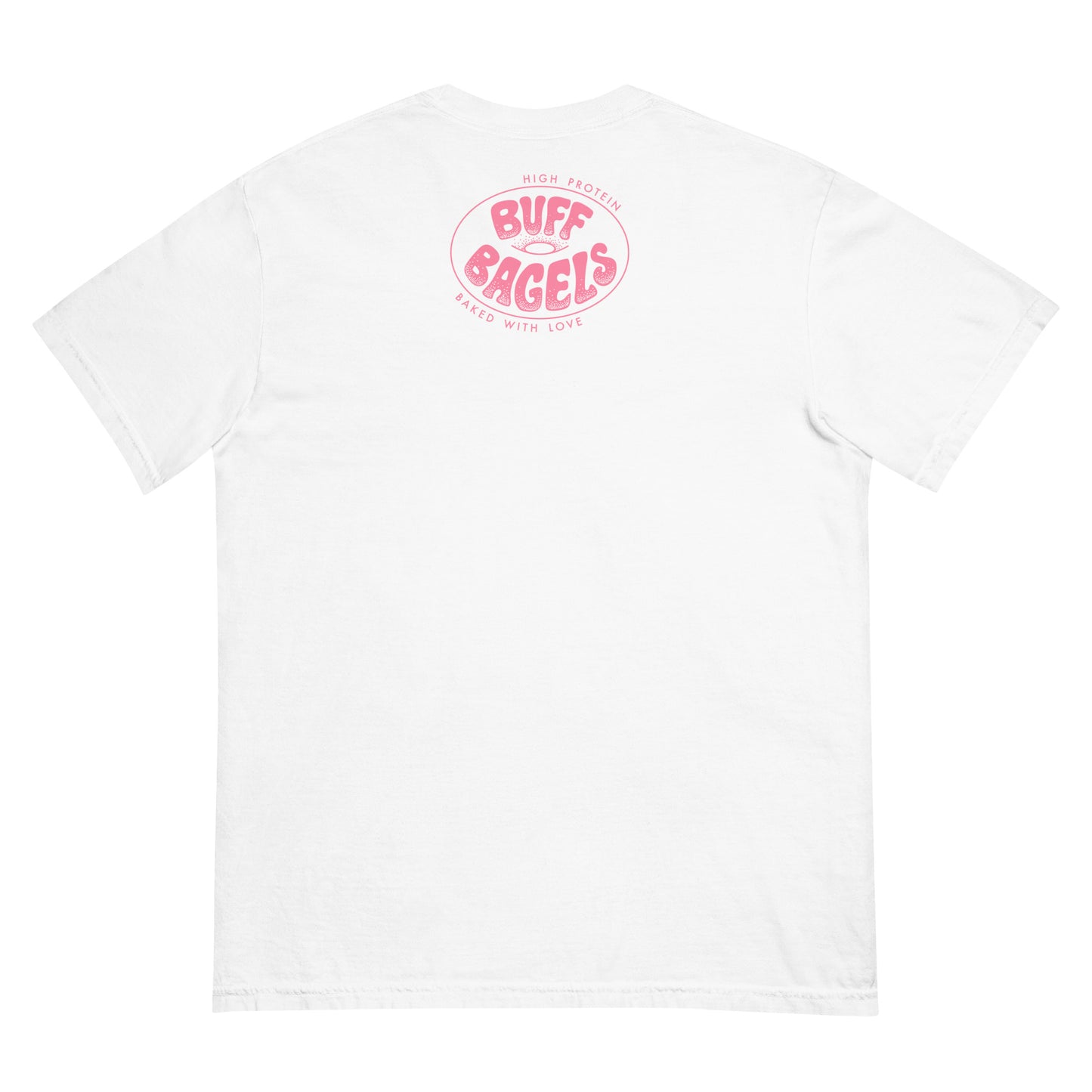 BUFF AF (blue/pink) - Men’s garment-dyed heavyweight t-shirt