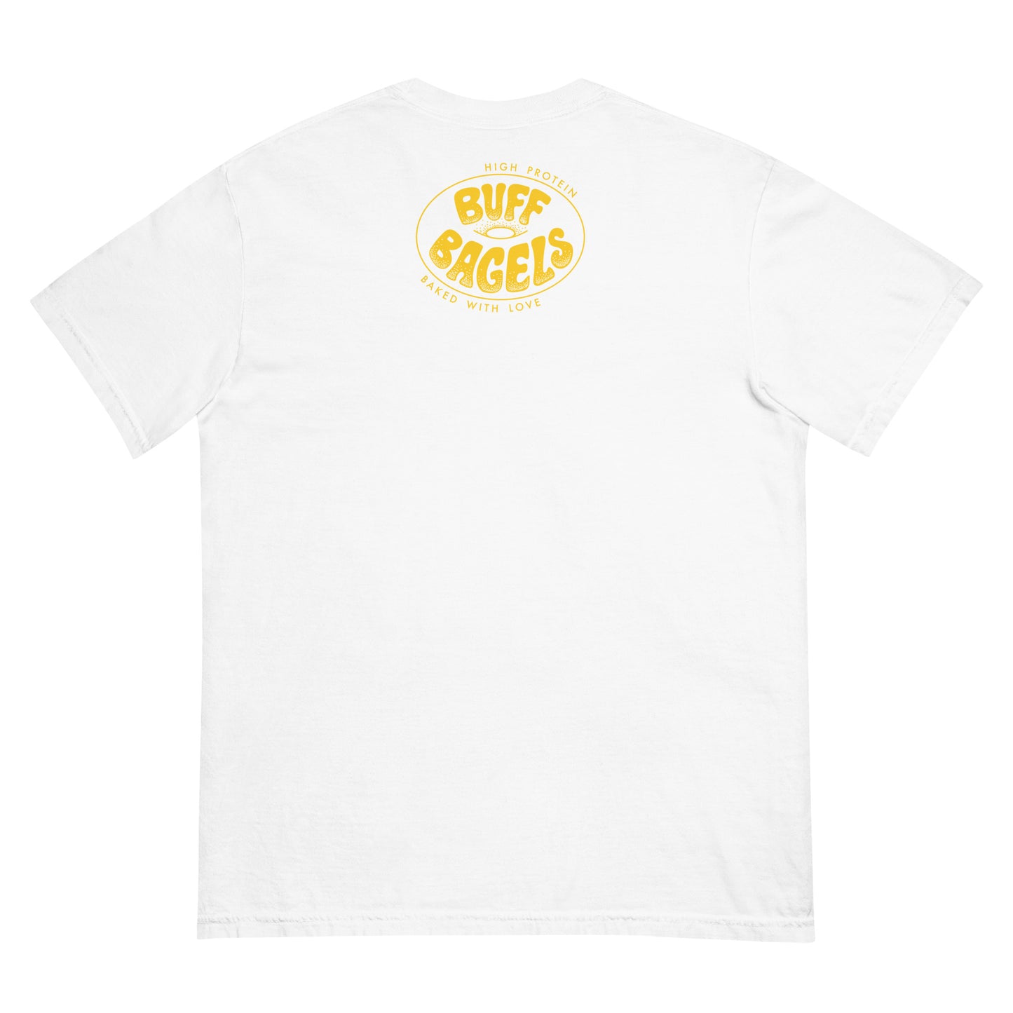 BUFF AF (pink/yellow) - Men’s garment-dyed heavyweight t-shirt