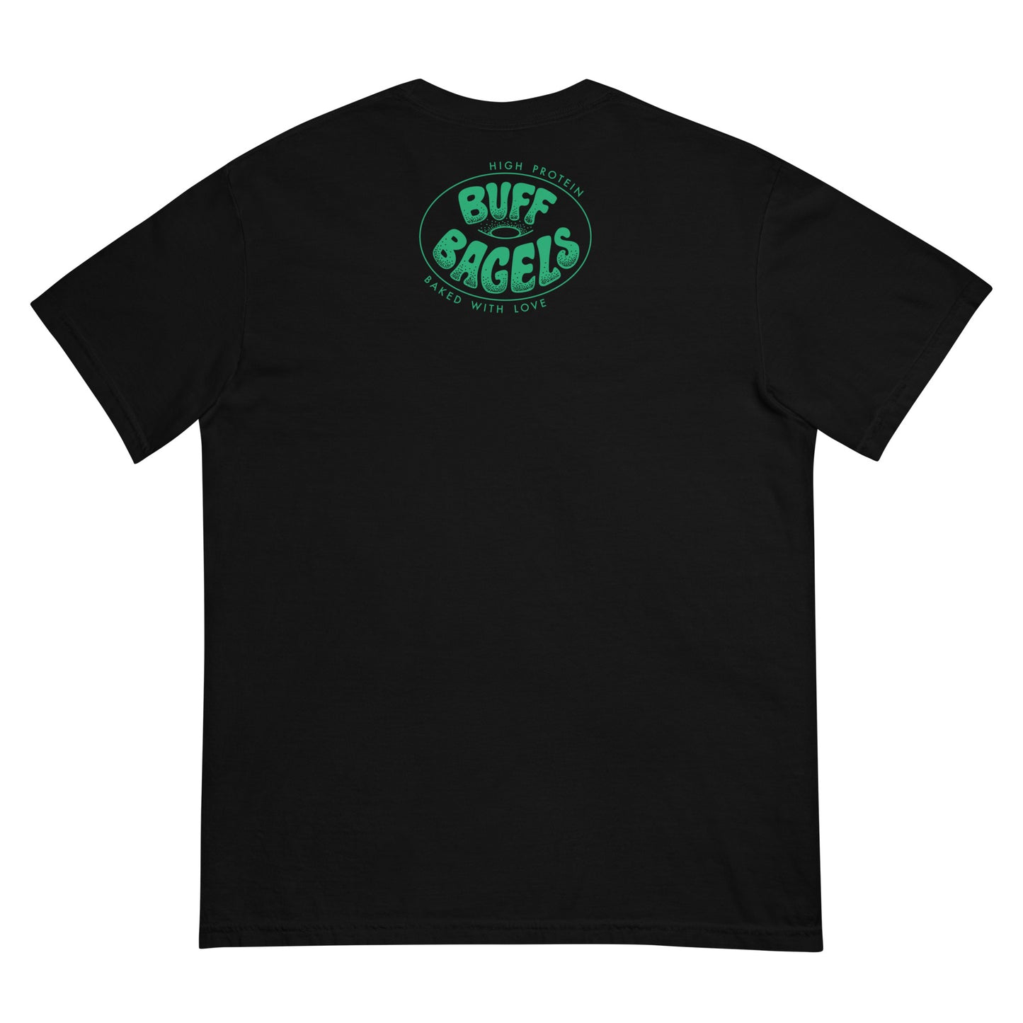 BUFF AF (green/purple) - Men’s garment-dyed heavyweight t-shirt