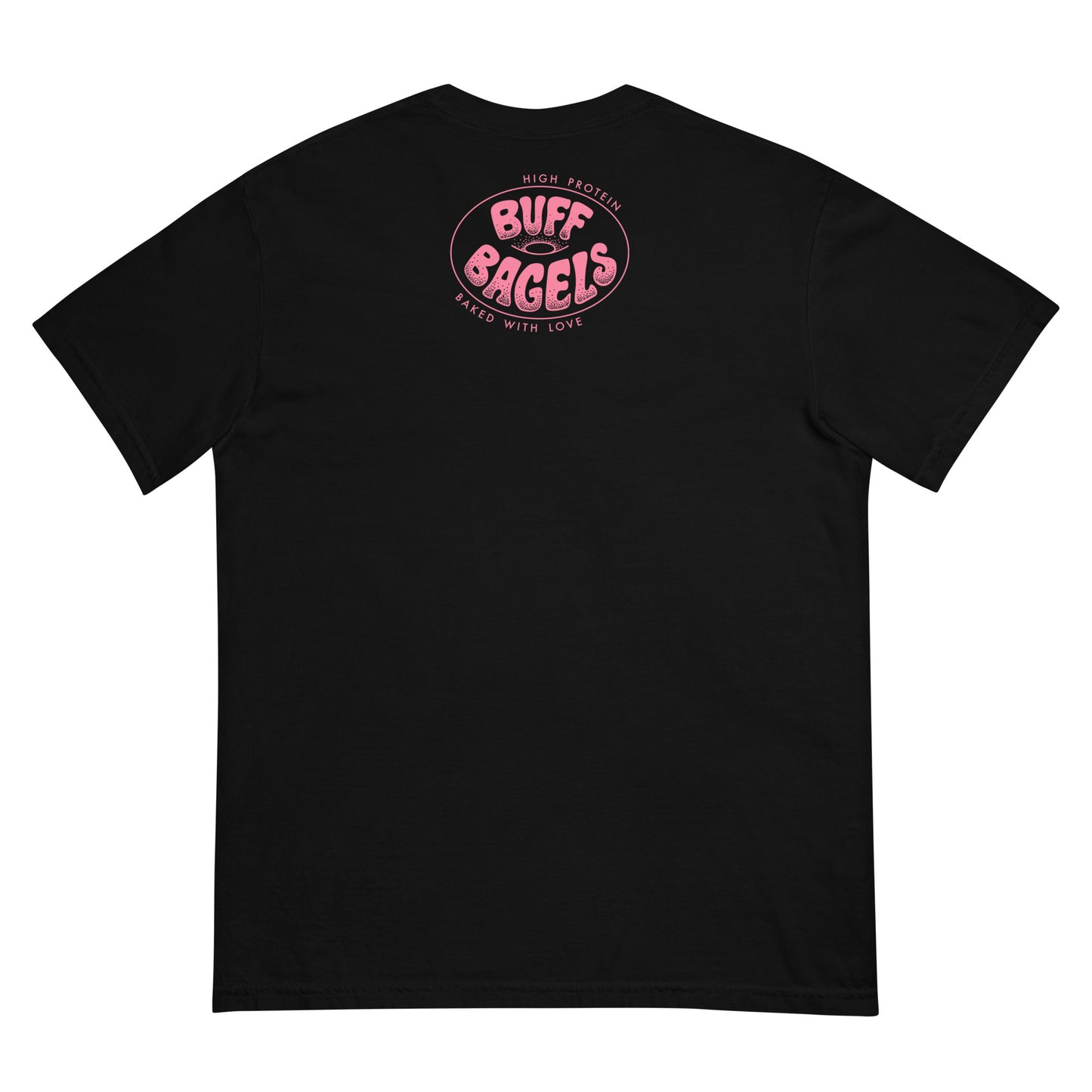 BUFF AF (blue/pink) - Men’s garment-dyed heavyweight t-shirt